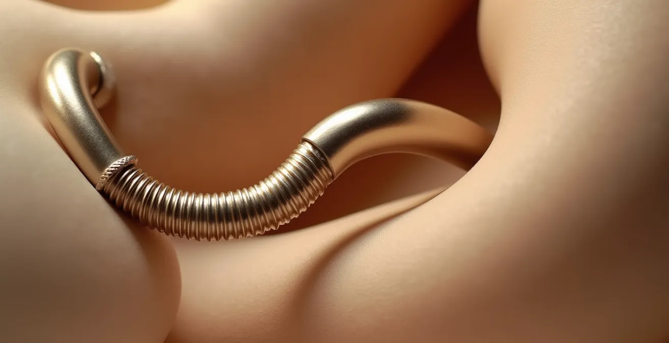 Configuration créative avec trépied flexible créant des perspectives artistiques